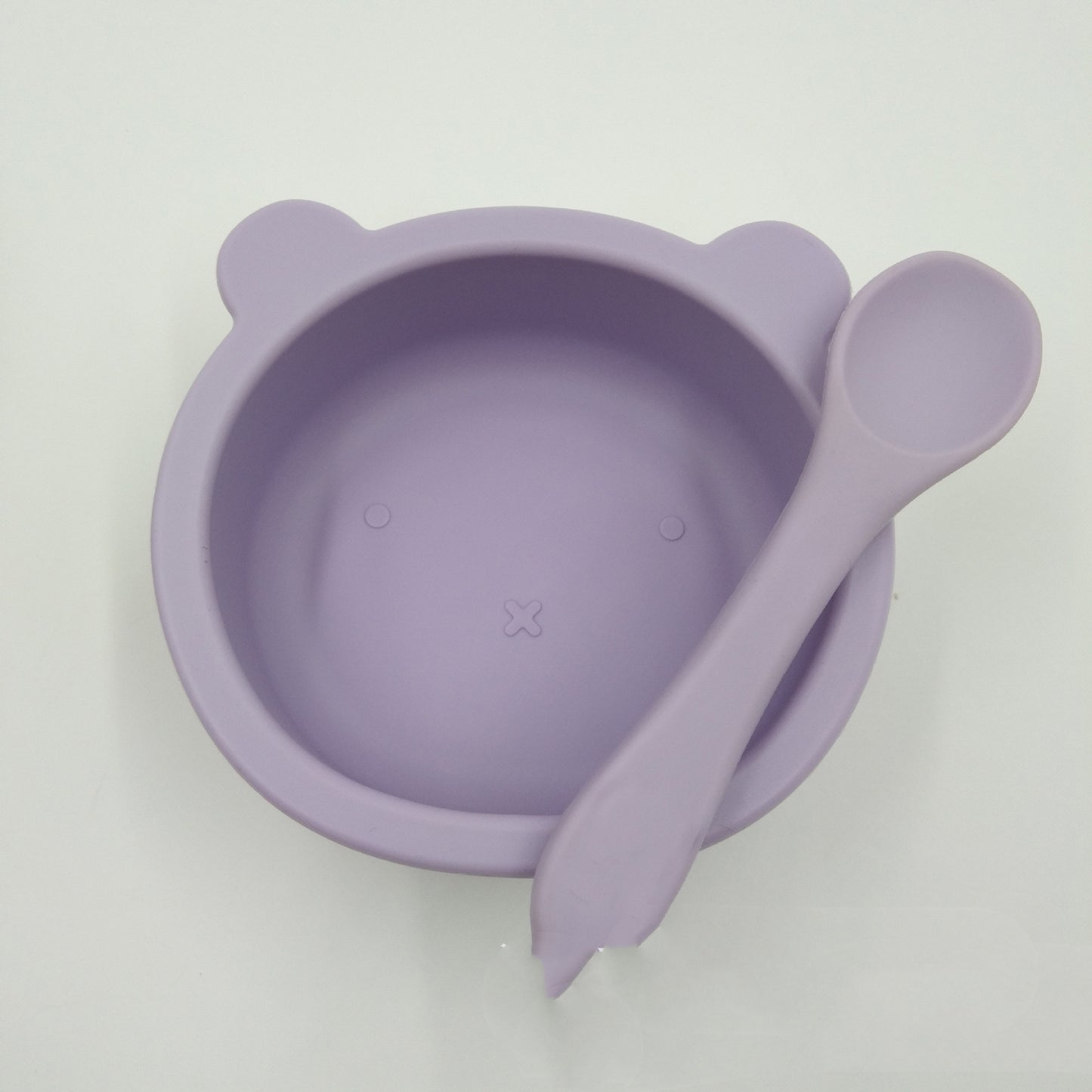Suction Cup Anti-fall Bear Silicone Baby Bowl Complementary Food Bowl Children Feeding Tableware