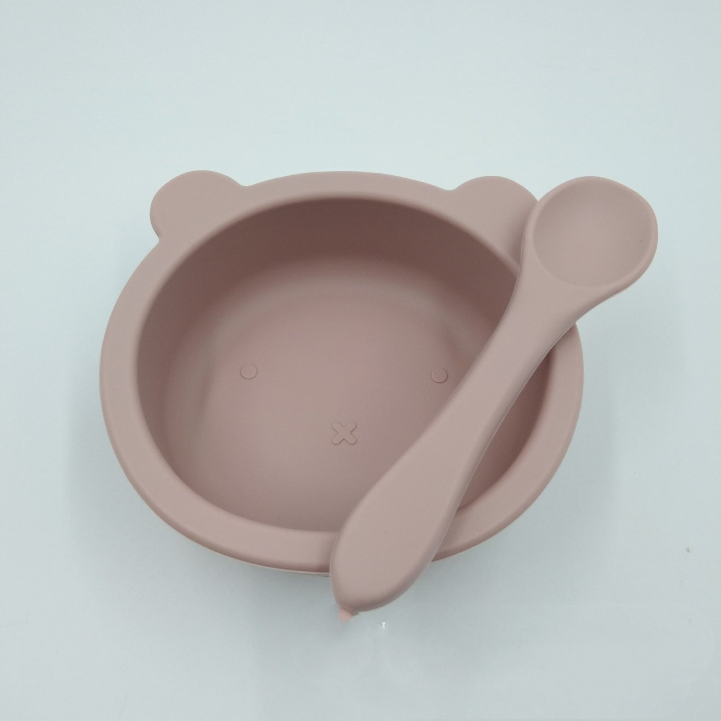 Suction Cup Anti-fall Bear Silicone Baby Bowl Complementary Food Bowl Children Feeding Tableware