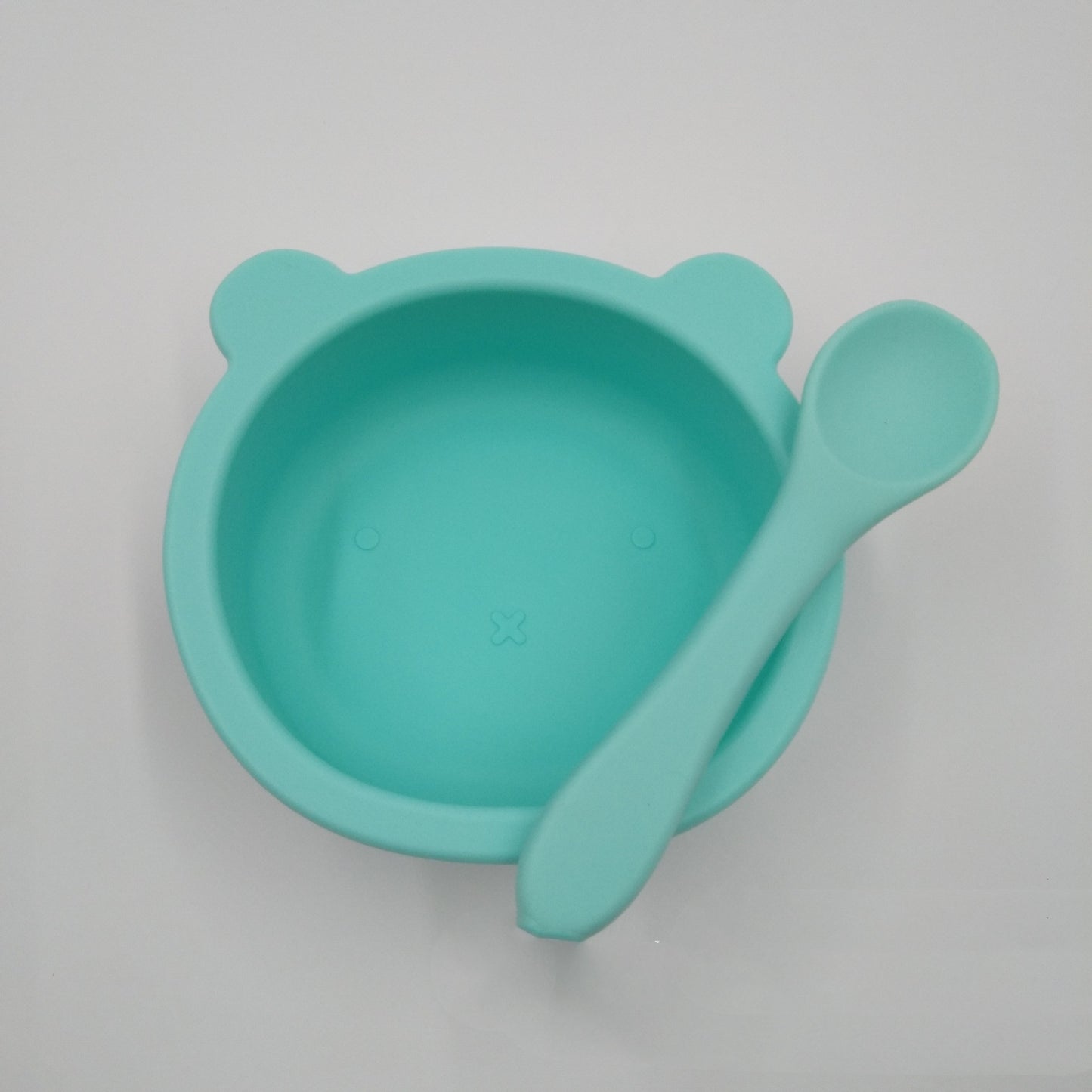 Suction Cup Anti-fall Bear Silicone Baby Bowl Complementary Food Bowl Children Feeding Tableware